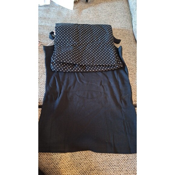 NEW Victoria's Secret Cotton  Tank Top Pant Pajama Teejama Set S/P  Black/White - Picture 5 of 6